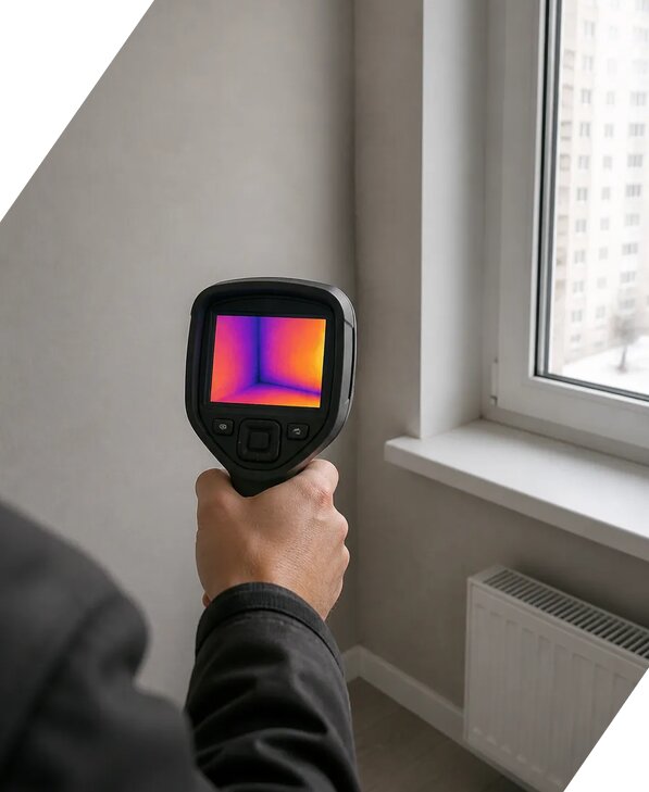 Тепловизионное обследование квартиры в Тынде от 4111 р. | ЭкспертизаРоссия